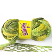 Charmkey Golden Metallic Fishnet Yarn